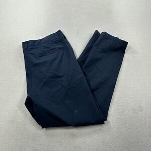 Bonobos Golf Pants Mens 40 Navy Athletic Fit Flat Front Performance Polyester